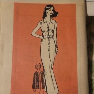 Stylish Vintage Jumpsuit Sewing Pattern